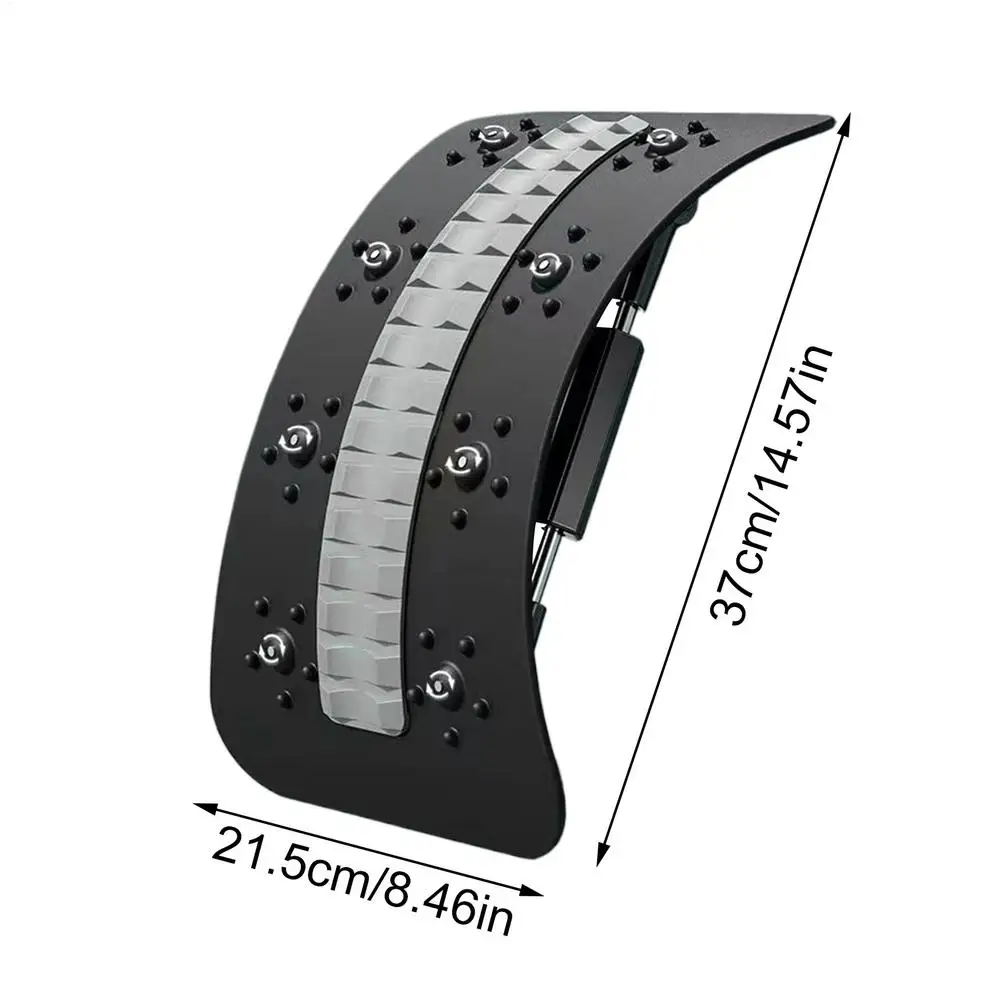 Back Stretcher Multi-Level Adjustable Massager Waist Neck Fitness Lumbar Cervical Spine - packaging