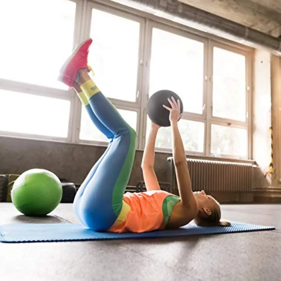 Mini Exercise Ball 9in – Anti-Burst Pilates & Stability Ball, Black - size and dimensions