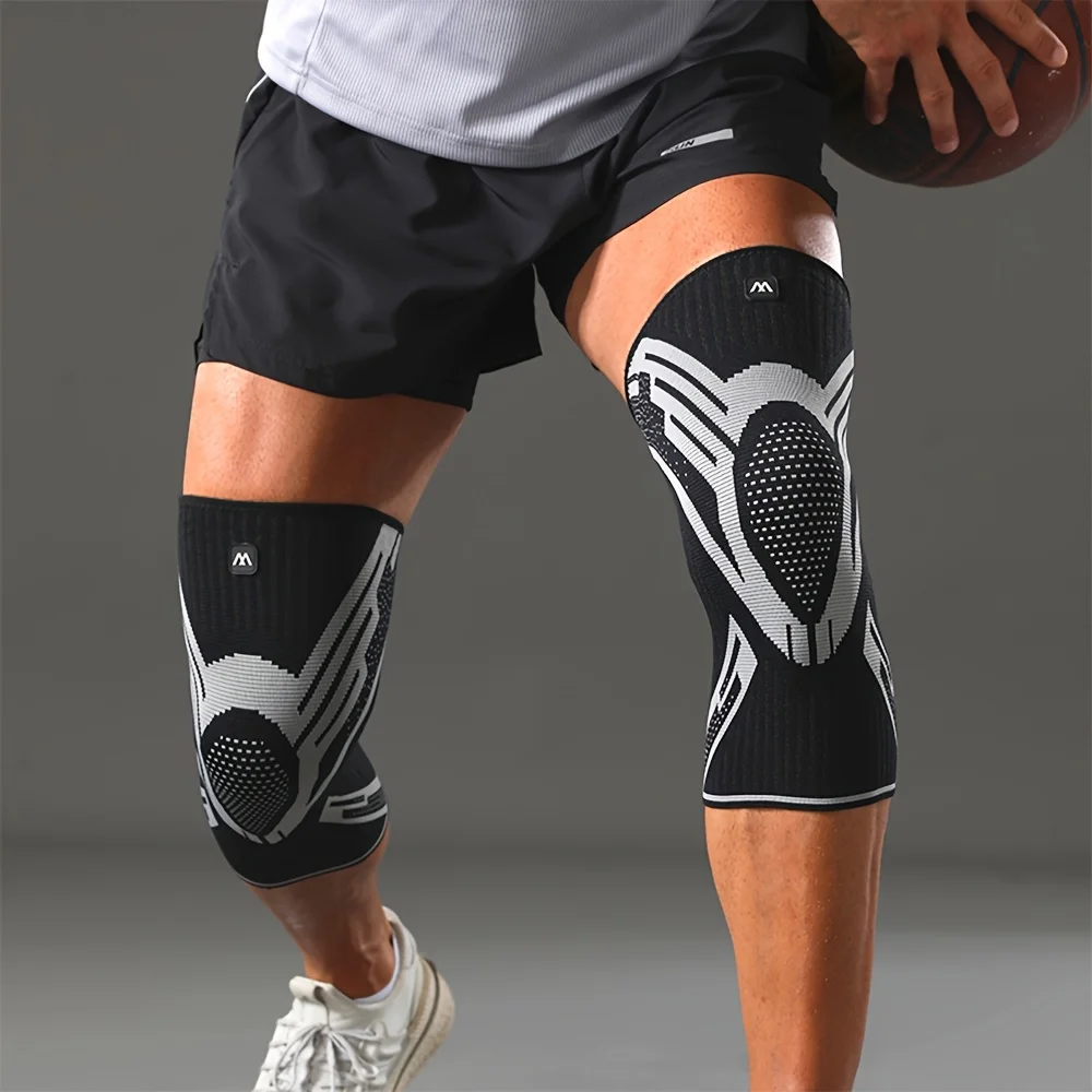 Compression Knee Sleeve with Spring Stabilisers – Breathable Sports Brace - color options