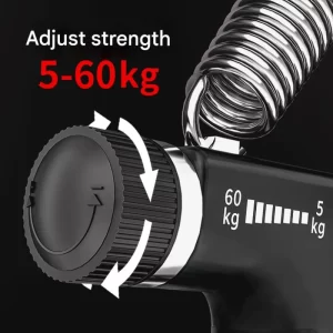Hand Grip Strengthener Set – 5pc Forearm & Finger Trainer Kit